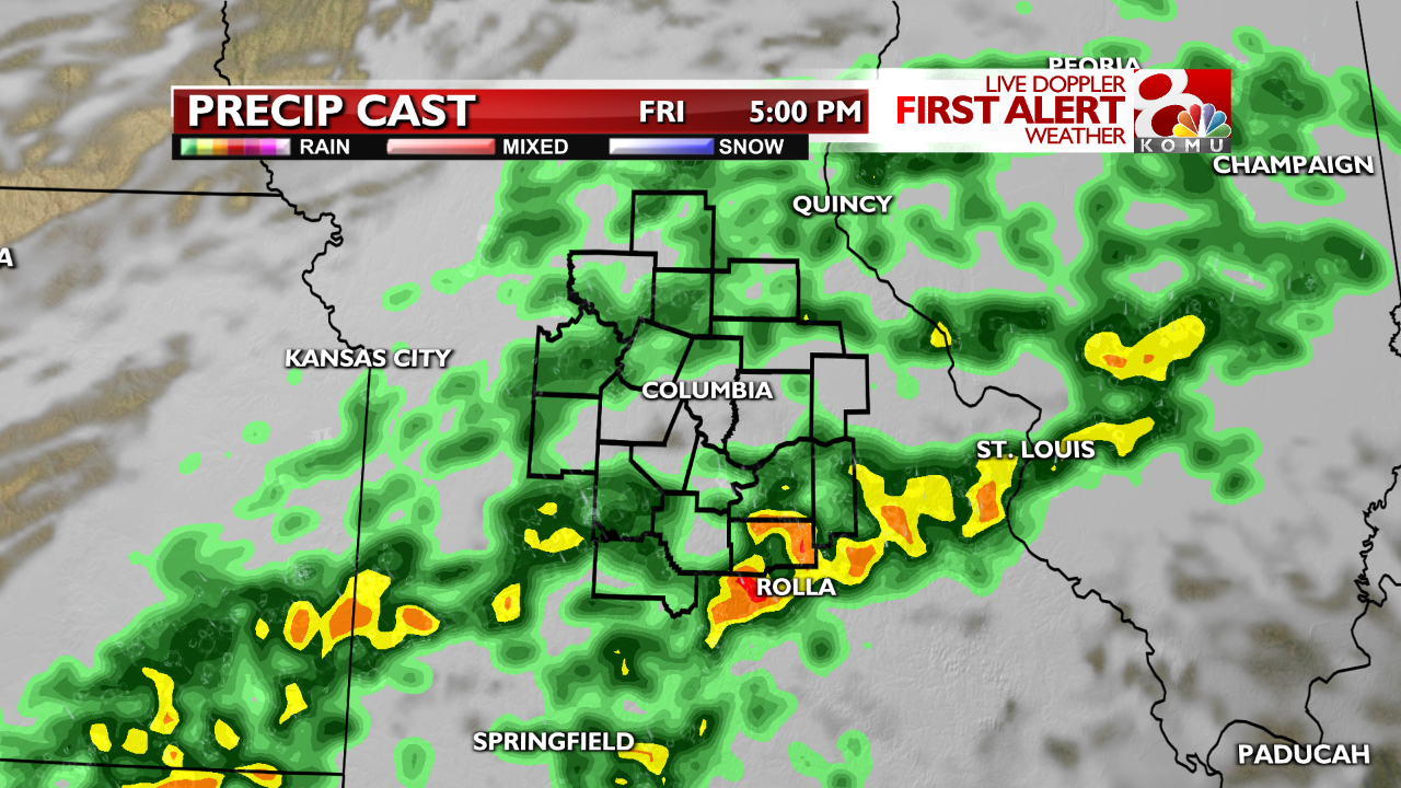 friday rain 7pm
